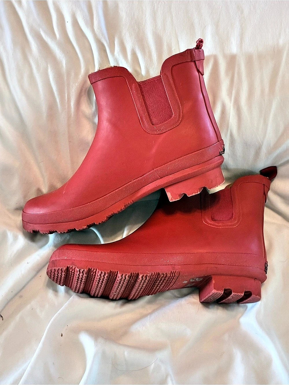 Chooka Classic Chelsea Rain Boot Women's Red